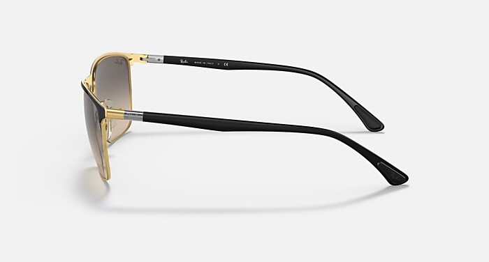Ray-Ban Sunglasses Unisex Rb3686 - Black Frame Grey Lenses 57-19