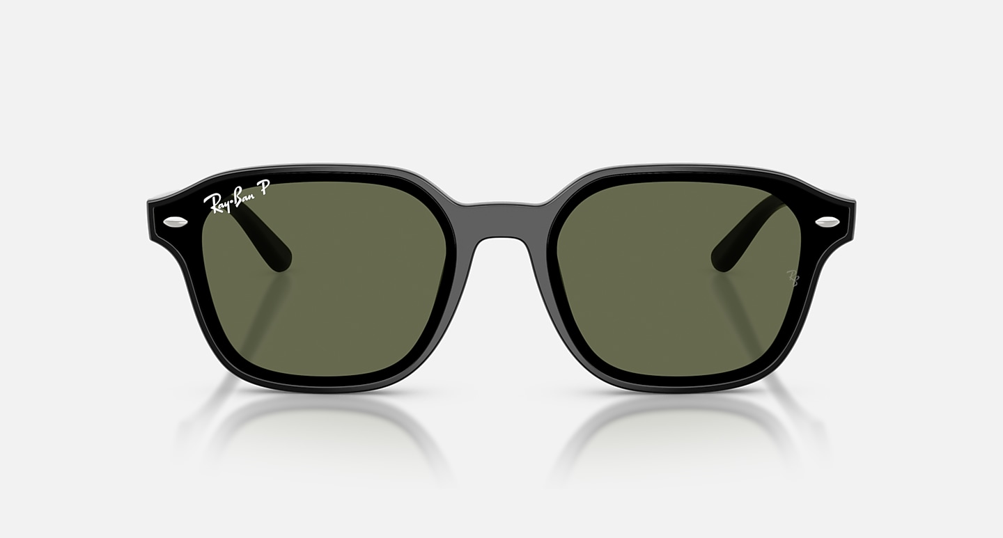 Ray-Ban Sunglasses Unisex Rb4458d - Black Frame Green Lenses 65-18 Polarized