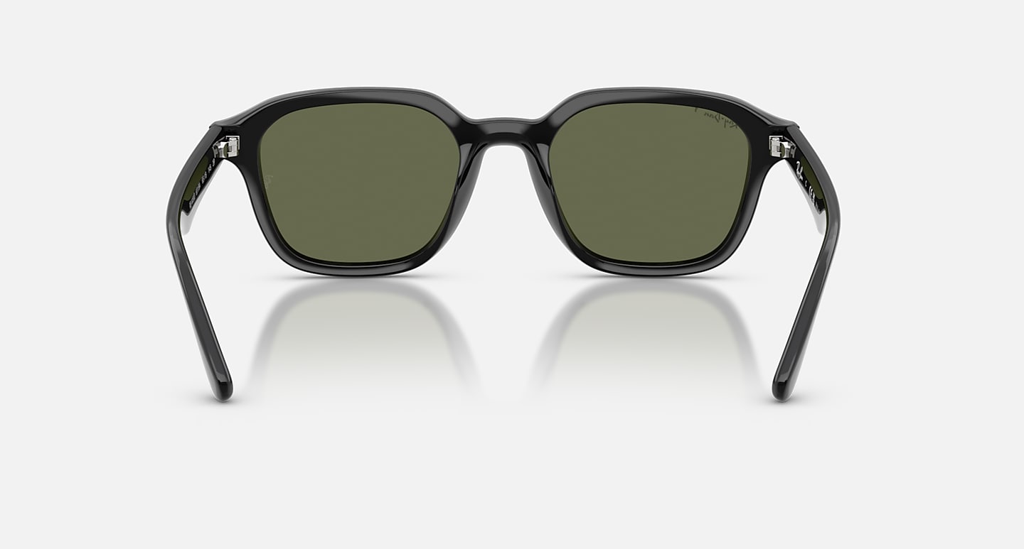 Ray-Ban Sunglasses Unisex Rb4458d - Black Frame Green Lenses 65-18 Polarized