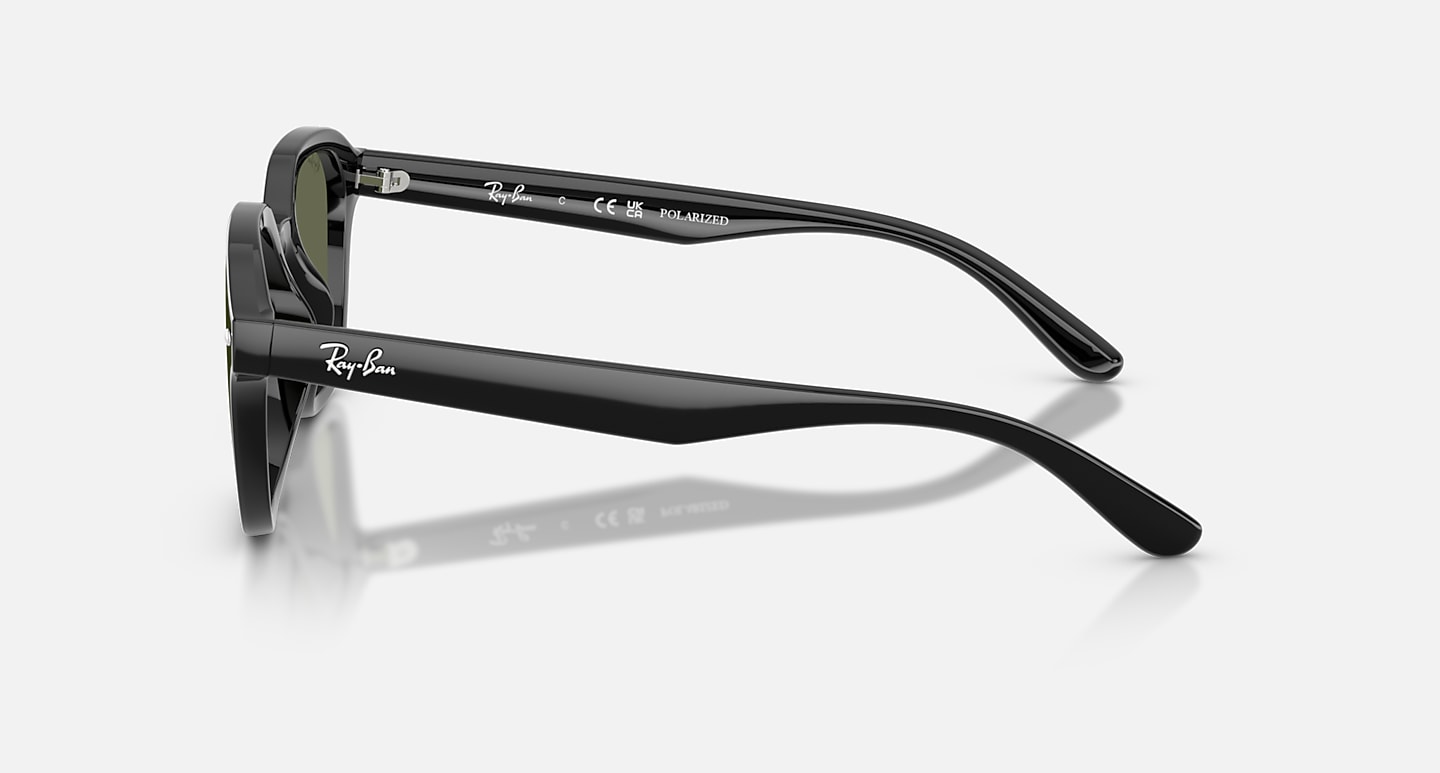 Ray-Ban Sunglasses Unisex Rb4458d - Black Frame Green Lenses 65-18 Polarized