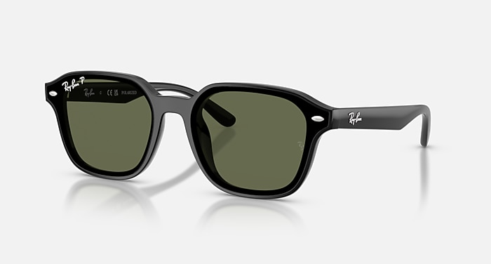 RB4458D Sunglasses in Black and Dark Green Polar RB4458D Ray