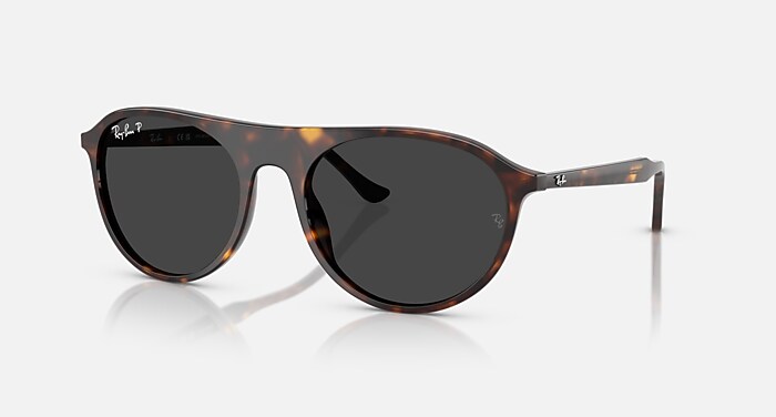 RB4439D Sunglasses in Black and Dark Green Polar - RB4439D | Ray 