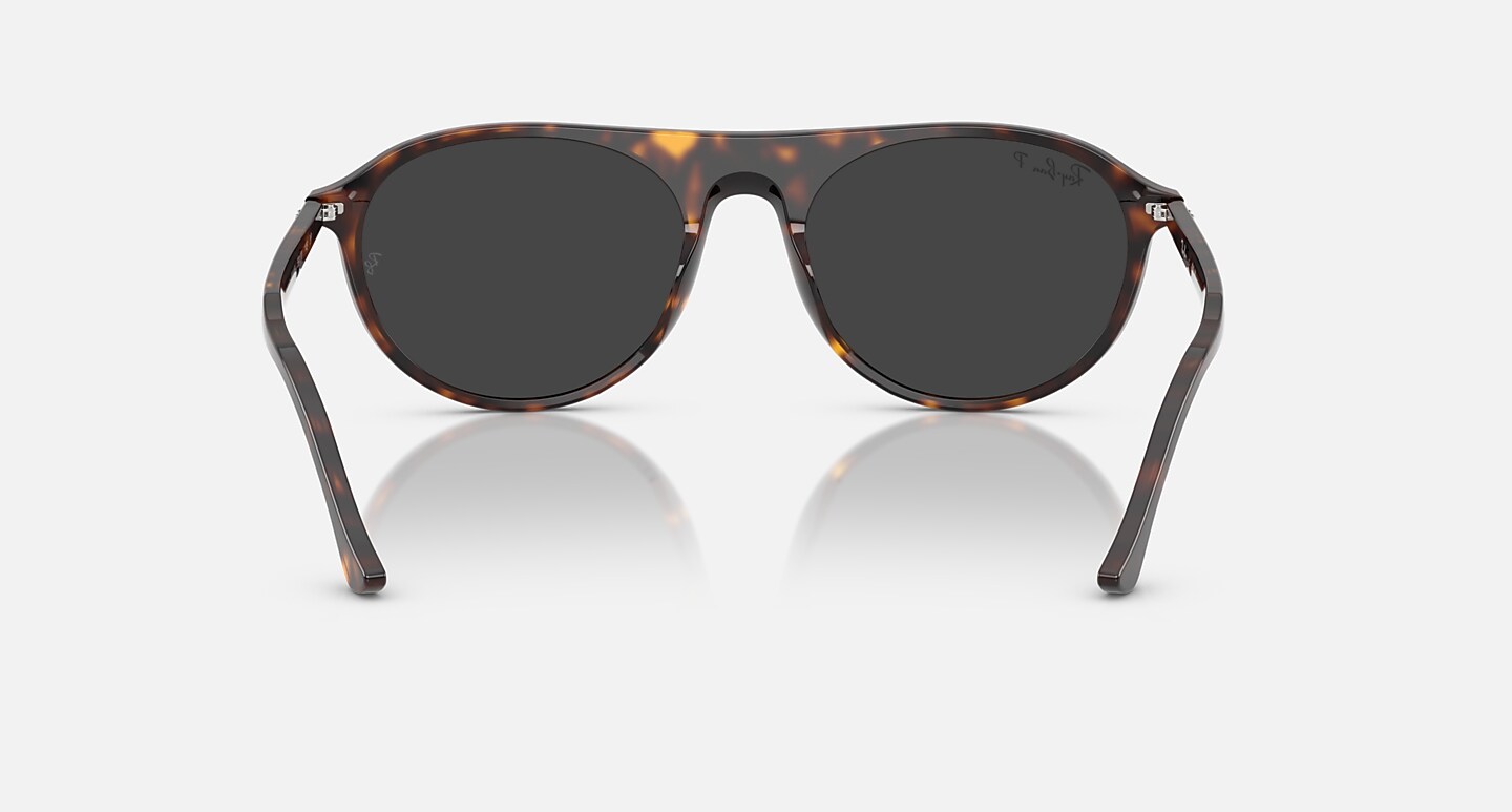 Ray-Ban Sunglasses Unisex Rb2215 - Havana Frame Black Lenses 59-20 Polarized