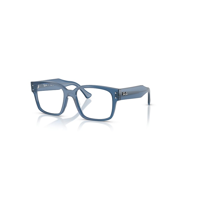 Ray Ban Laurene Optics Bio-based  Blau Transparent Fassung Klar Glas Polarisiert 51-18 In Blau Transparent