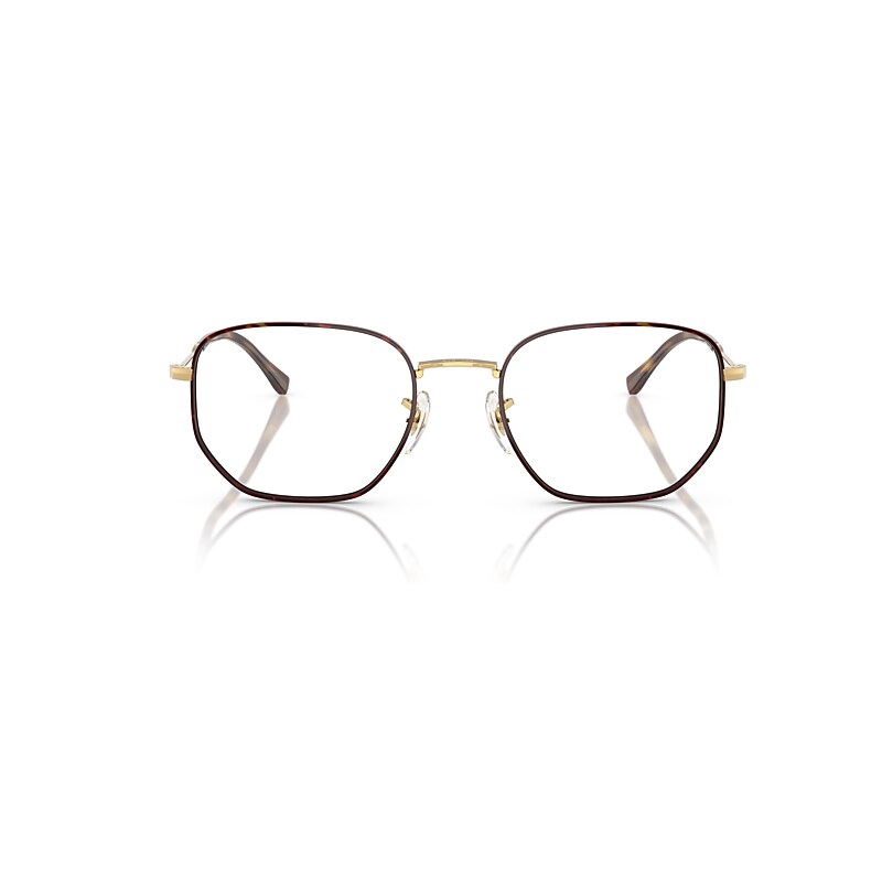 Ray Ban Rb6496 Optics Eyeglasses Arista Frame Clear Lenses Polarized 51-20 In Arista