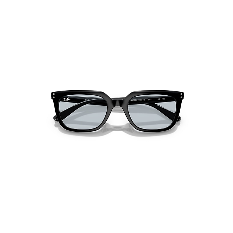 Ray-Ban Rb4339d Sunglasses Black Frame Blue Lenses 54-21