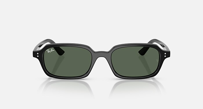 ZURI BIO-BASED Sunglasses in Black and Dark Green - RB4455 | Ray