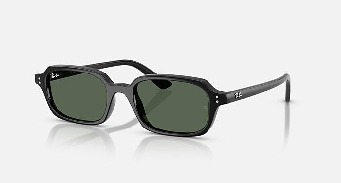 ZURI BIO-BASED Sunglasses in Black and Dark Green - RB4455 | Ray