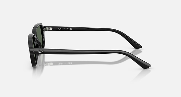 ZURI BIO-BASED Sunglasses in Black and Dark Green - RB4455 | Ray