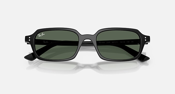 ZURI BIO-BASED Sunglasses in Black and Dark Green - RB4455 | Ray