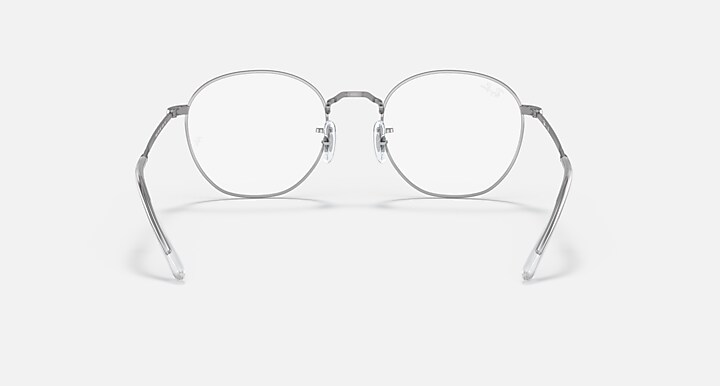 Ray-Ban Eyeglasses Unisex Rob Optics Prescription - Gunmetal Frame Clear Lenses 52-20 Polarized