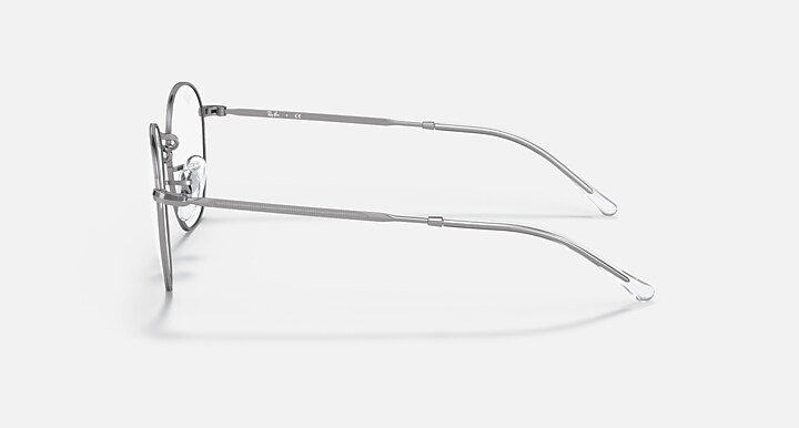Ray-Ban Eyeglasses Unisex Rob Optics Prescription - Gunmetal Frame Clear Lenses 52-20 Polarized
