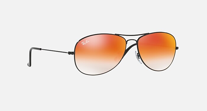COCKPIT FLASH LENSES GRADIENT Sunglasses in Black and Orange 