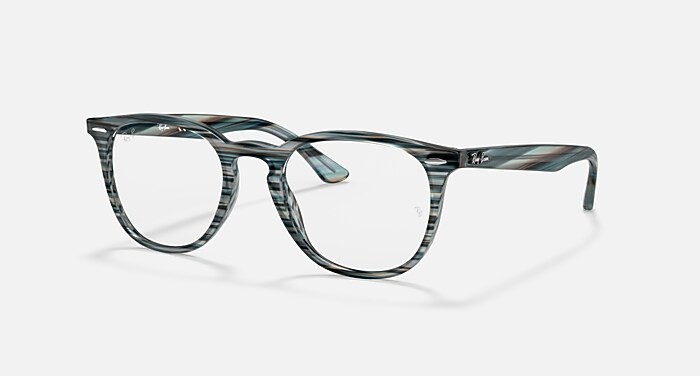 RB7159 OPTICS Eyeglasses with Striped Blue Grey Frame  display picture 2