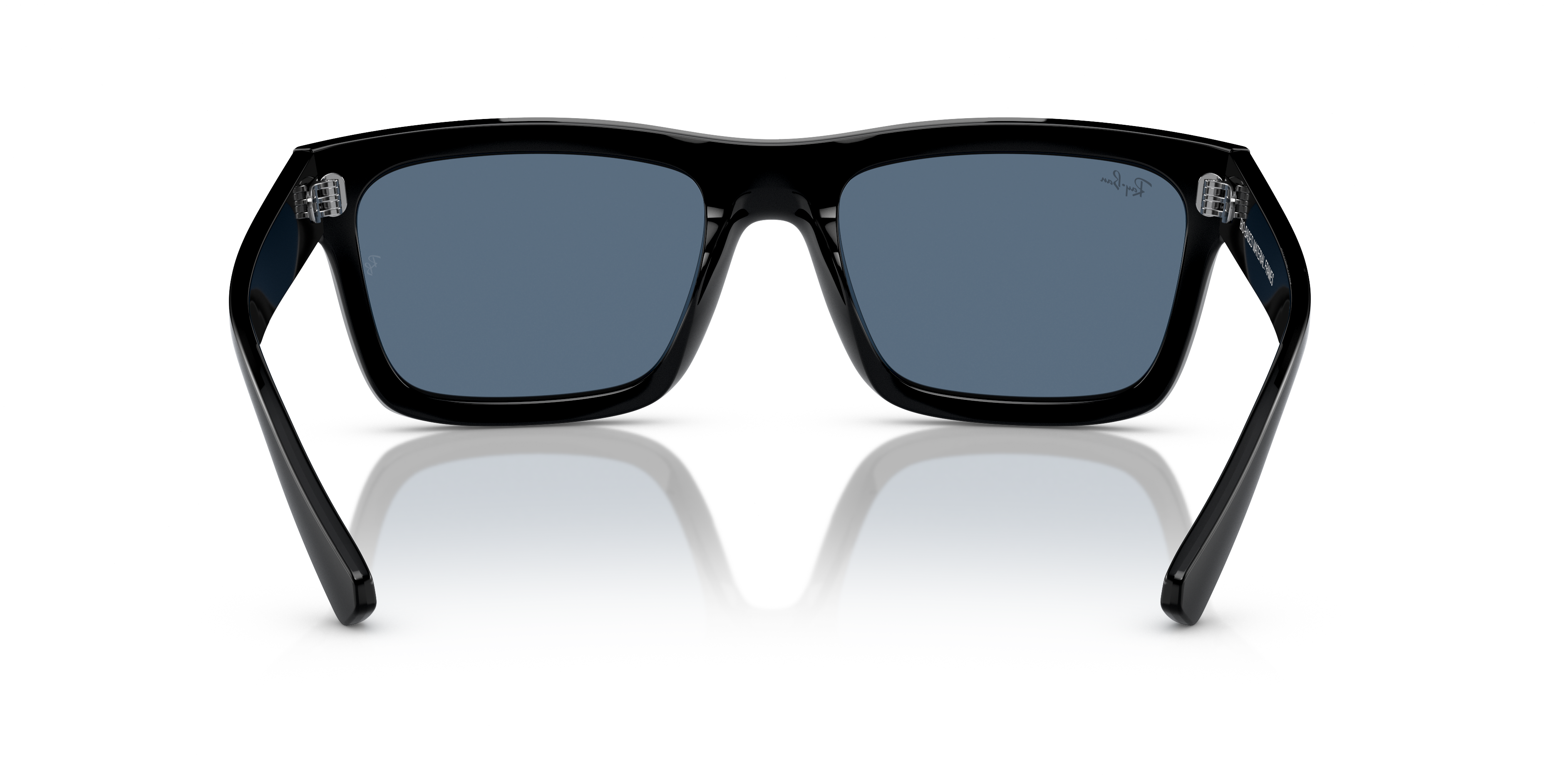Ray-Ban レイバン サングラス 0RB4396F 667987 57 WARREN BIO-BASED Sunglasses in Black and Dark Blue - RB4396F