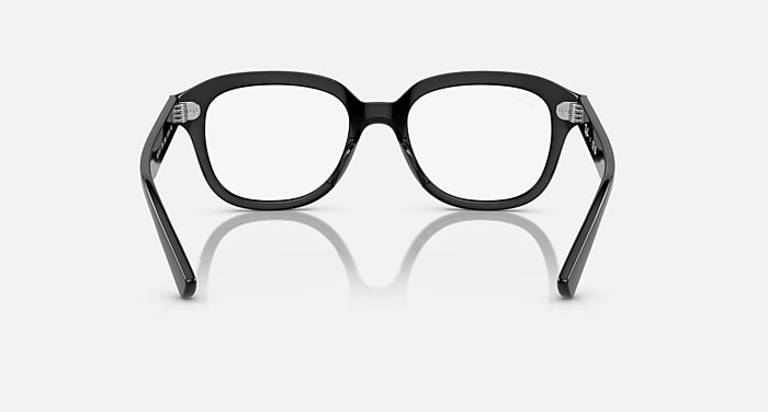 Ray-Ban Eyeglasses Unisex Erik Optics Prescription - Black Frame Clear Lenses 51-19 Polarized