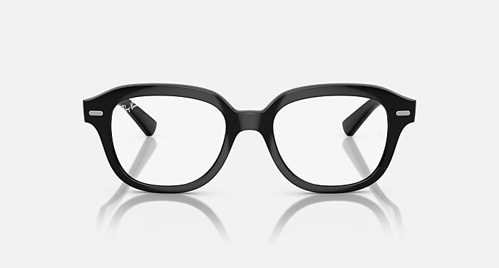Ray-Ban Eyeglasses Unisex Erik Optics Prescription - Black Frame Clear Lenses 51-19 Polarized