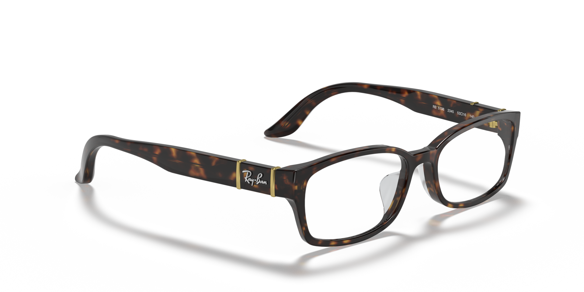 Ray-Ban トータスシェル RB 5598F メガネ Ray-Ban トータスシェル RB