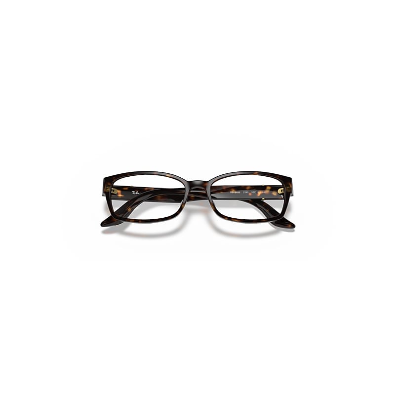 Ray-Ban Rb5198 Optics Eyeglasses Tortoise Frame Clear Lenses 53-16