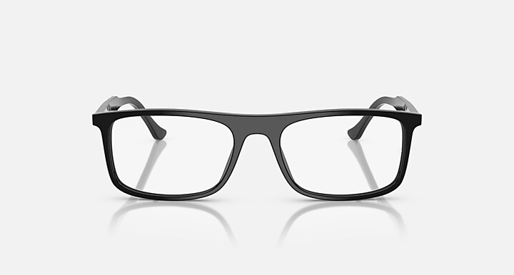 Ray-Ban Eyeglasses Unisex Rb5440 Optics Prescription - Black Frame Clear Lenses 55-18 Polarized