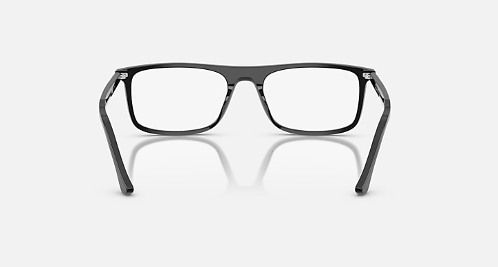 Ray-Ban Eyeglasses Unisex Rb5440 Optics Prescription - Black Frame Clear Lenses 55-18 Polarized