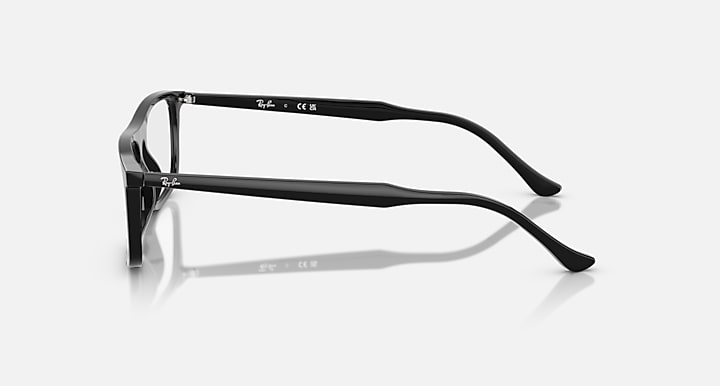 Ray-Ban Eyeglasses Unisex Rb5440 Optics Prescription - Black Frame Clear Lenses 55-18 Polarized