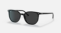Ray-Ban Sunglasses Unisex Elliot - Striped Green Frame Brown Lenses 52-19 Polarized
