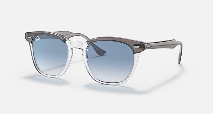 レイバン公式ストア】 Ray-Ban® HAWKEYE サングラス | 透明上にグレー 
