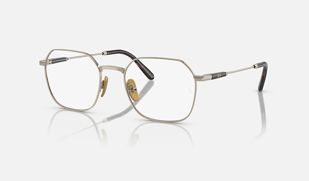 JIM TITANIUM OPTICS Eyeglasses with Arista Gold Frame