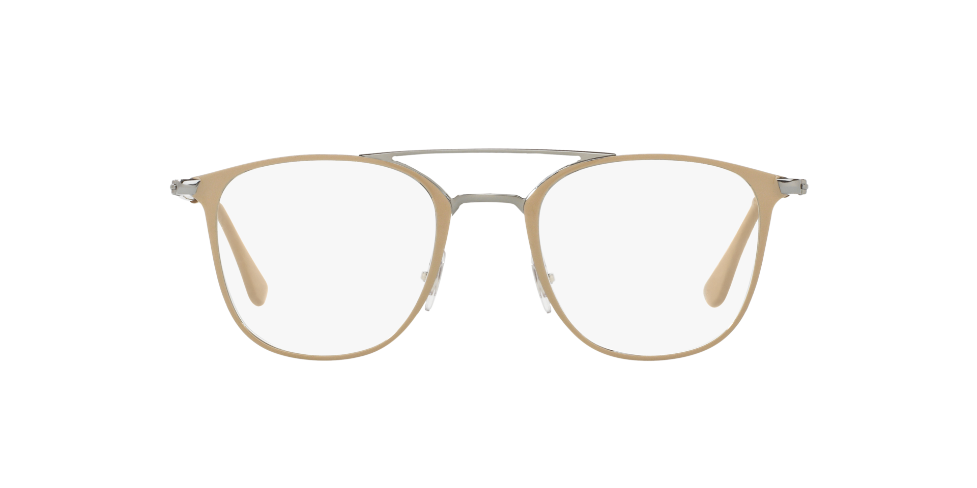 Ray-Ban Rb6377 Optics Eyeglasses Gunmetal Frame Clear Lenses Polarized 50-21 94$