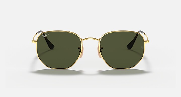 Ray-Ban 0RB3548N HEXAGONAL FLAT LENSES 抛光 Arista 金 SUN_Front