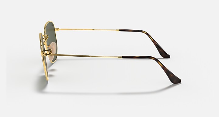Ray-Ban 0RB3548N HEXAGONAL FLAT LENSES 抛光 Arista 金 SUN_Lateral