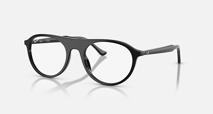 Ray-Ban Rb5441 Optics Optical Black Frame Clear Lenses Polarized 53-20