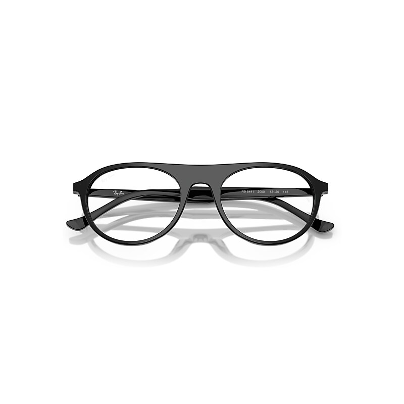 Ray Ban Rb5441 Optics Eyeglasses Black Frame Clear Lenses Polarized 51-20 In Black