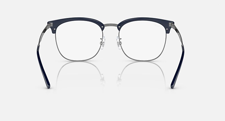 Ray-Ban 0RX7318D RB7318D OPTICS 抛光 蓝色搭枪管灰色 OPTICAL_Back