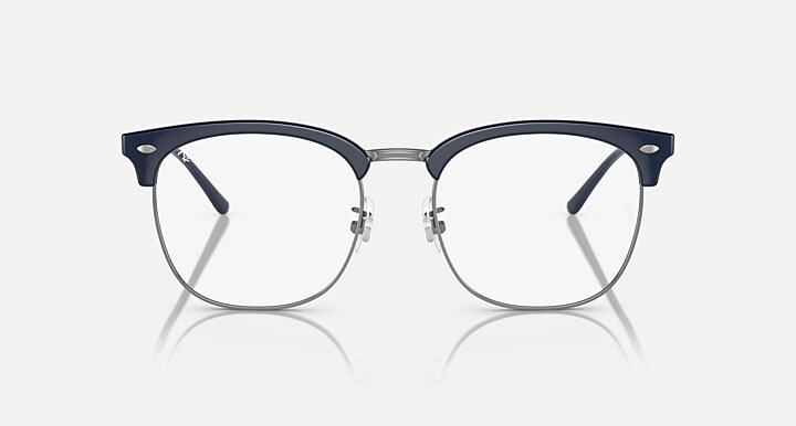 Ray-Ban 0RX7318D RB7318D OPTICS 抛光 蓝色搭枪管灰色 OPTICAL_Front