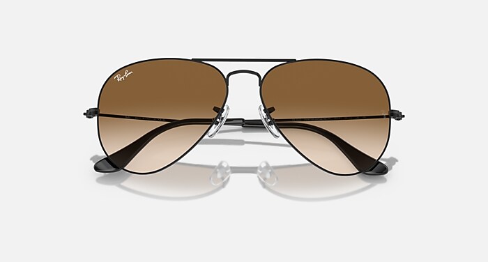 AVIATOR GRADIENT Sunglasses in Black and Brown - RB3025  display picture 1