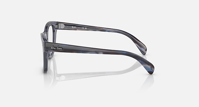 Ray-Ban Eyeglasses Children Rb9707v Optics Kids Prescription - Black Frame Clear Lenses 46-18 Polarized