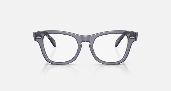 Ray-Ban Eyeglasses Children Rb9707v Optics Kids Prescription - Black Frame Clear Lenses 46-18 Polarized