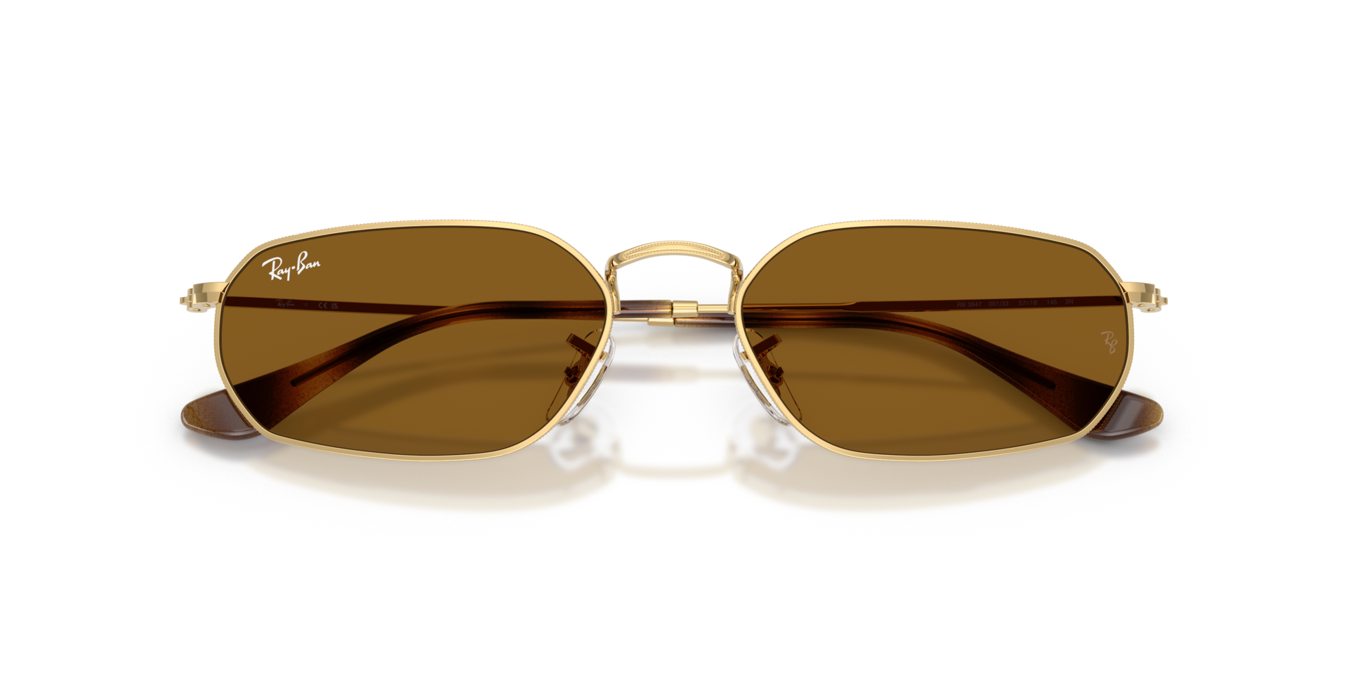 Ray-Ban RB1972 9147/51 Arista 54-145 Brown Metal Fashion Sunglasses w/ Hard Case Ray-Ban RB 1972 9147/51 - Обзор - YouTube main image 4