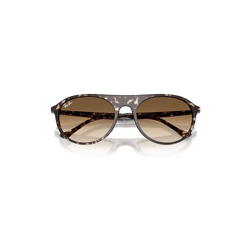 Ray Ban Rb2215 Sunglasses Havana Yellow Turtle Frame Brown Lenses 59-20 In Havana Yellow Turtle
