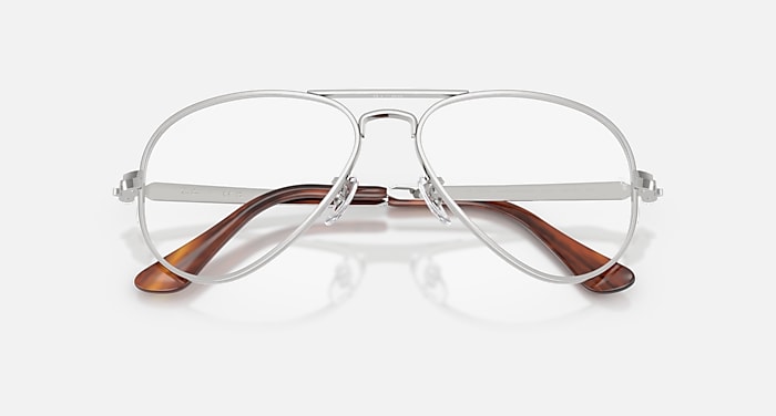 AVIATOR MAX OPTICS Eyeglasses with Silver Frame RB3925V Ray
