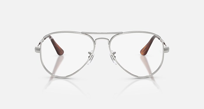 レイバン公式ストア】 Ray-Ban® AVIATOR MAX OPTICS メガネ | シルバー