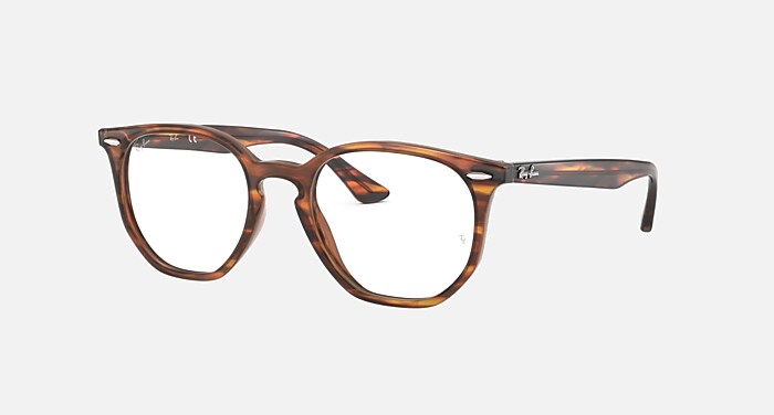 RB7151F HEXAGONAL OPTICS Eyeglasses with Tortoise Frame - RB7151F