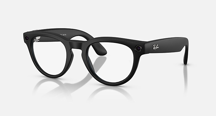 RAY-BAN | META HEADLINER Sunglasses in Black and Clear/Grey  