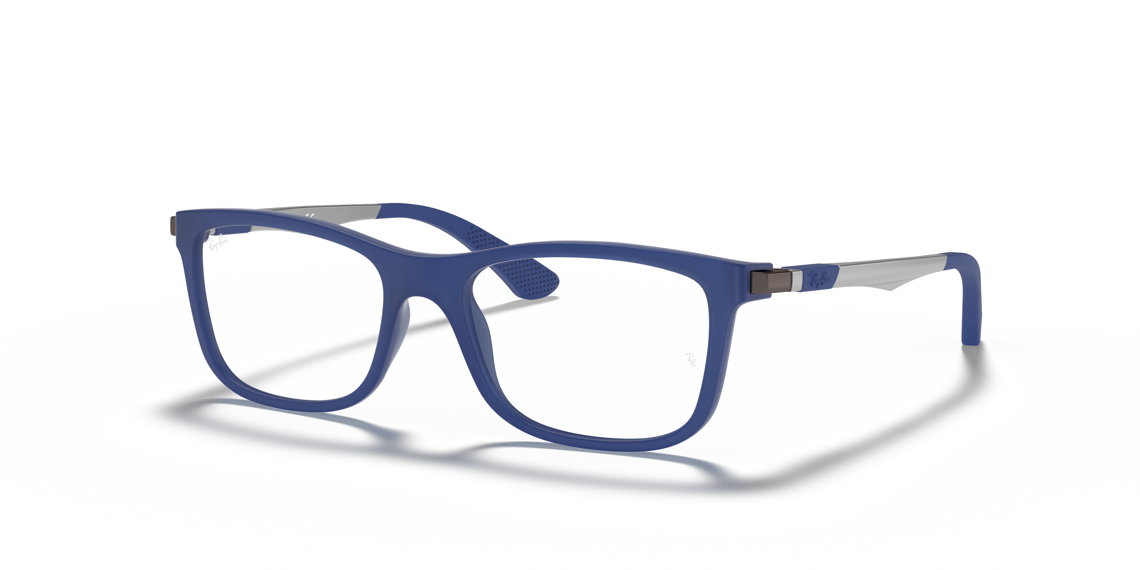 RB1549 OPTICS KIDS Matte Blue Frame Clear Lenses 46-16