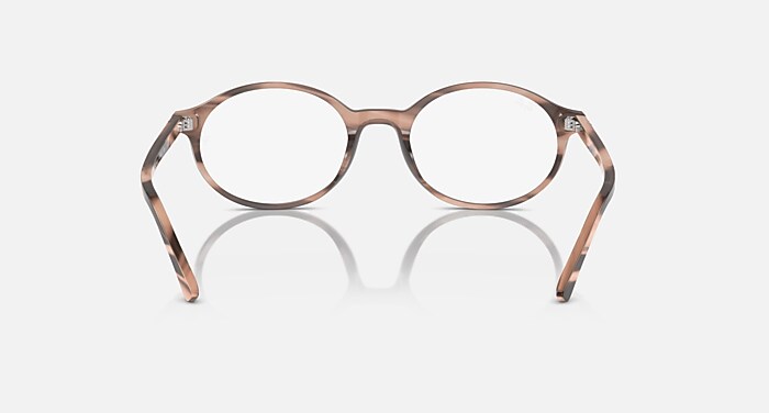 Ray-Ban Eyeglasses Unisex German Optics Prescription - Havana Frame Clear Lenses 51-20 Polarized