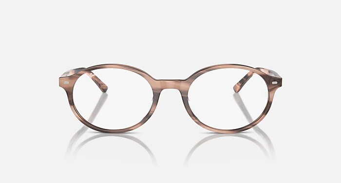 Ray-Ban Eyeglasses Unisex German Optics Prescription - Havana Frame Clear Lenses 51-20 Polarized