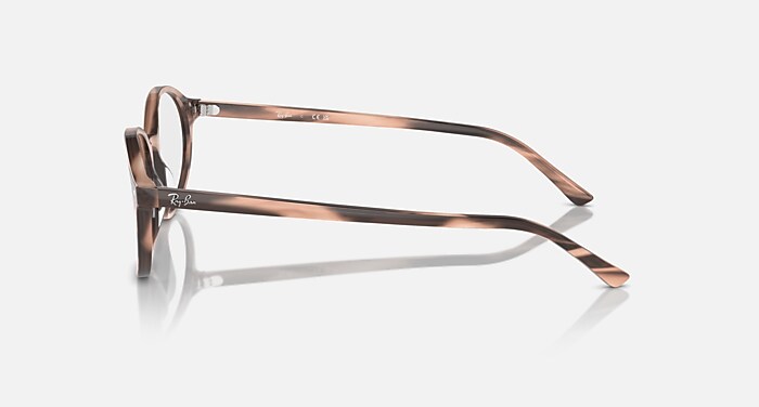 Ray-Ban Eyeglasses Unisex German Optics Prescription - Havana Frame Clear Lenses 51-20 Polarized