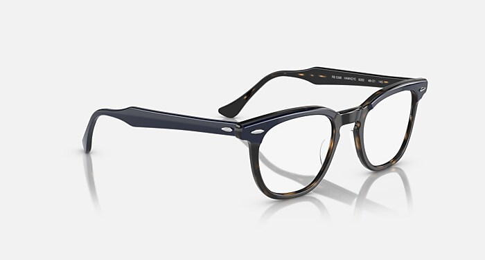 HAWKEYE OPTICS Eyeglasses with Blue On Havana Frame - RB5398 | Ray